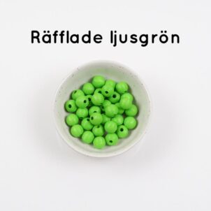 Räfflade träpärlor