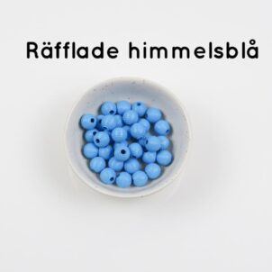 Räfflade träpärlor
