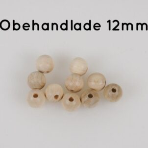 Obehandlade träpärlor