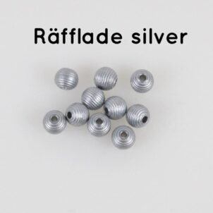 Räfflade träpärlor