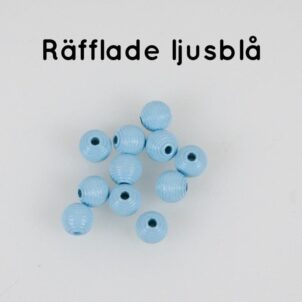 Räfflade träpärlor