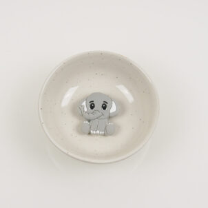 Silikonmotiv - grå elefant