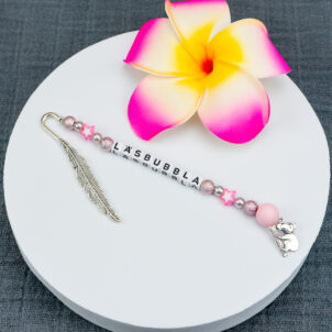 Bokmärke läsbubbla - rosa