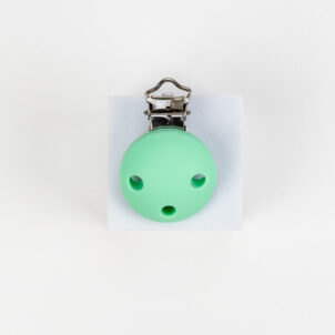 Silikonclips - rund mint